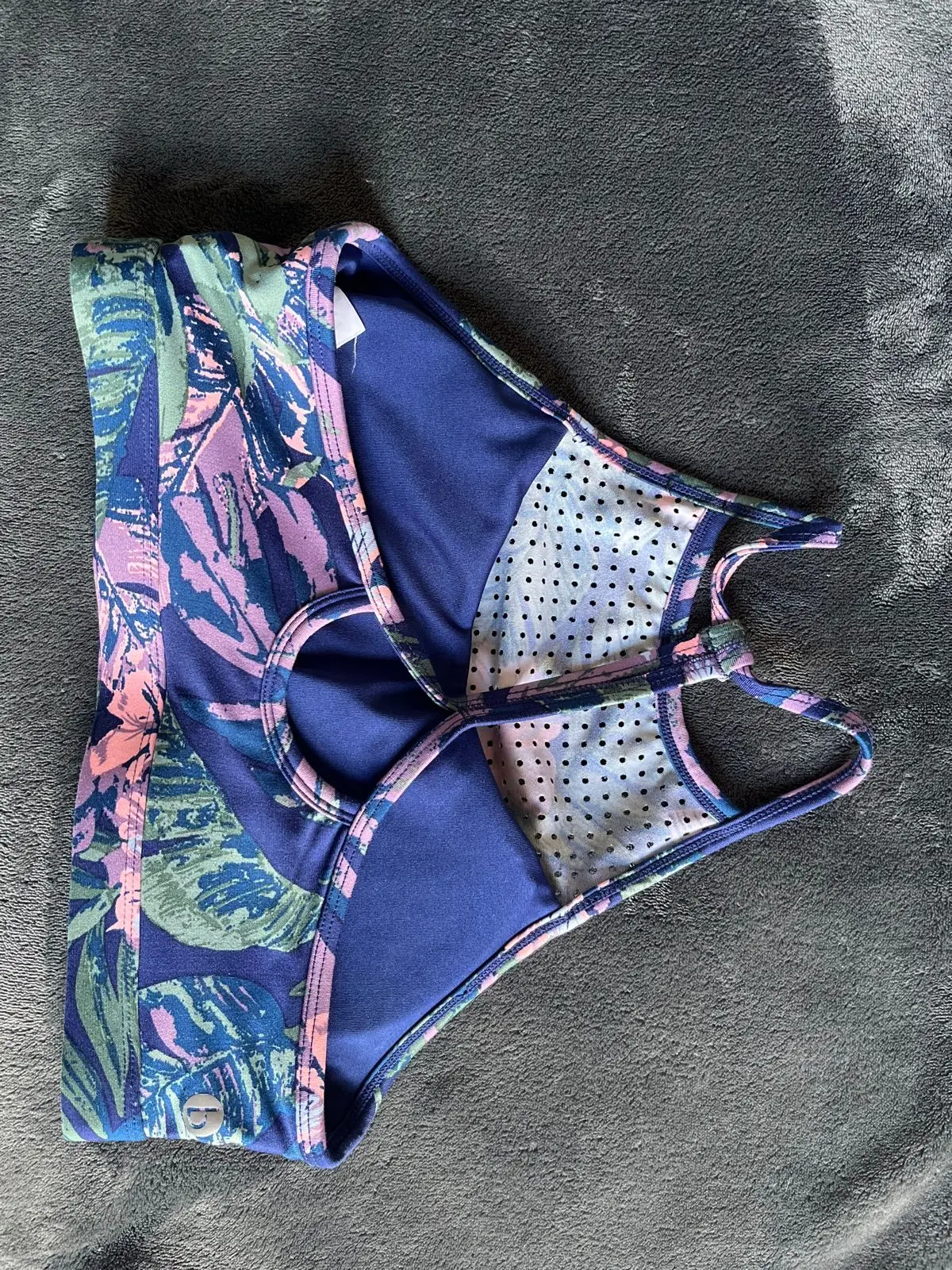 Cotton On Body Floral Print Sports Bra