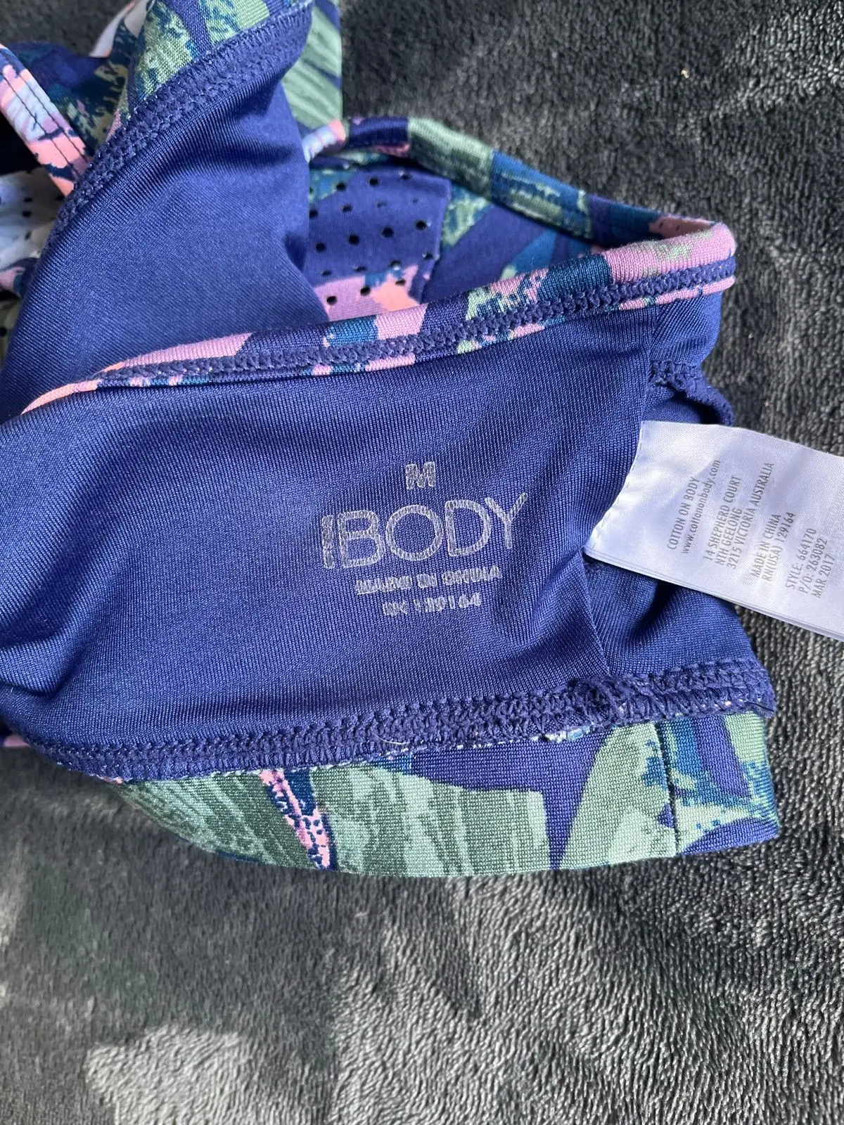 Cotton On Body Floral Print Sports Bra
