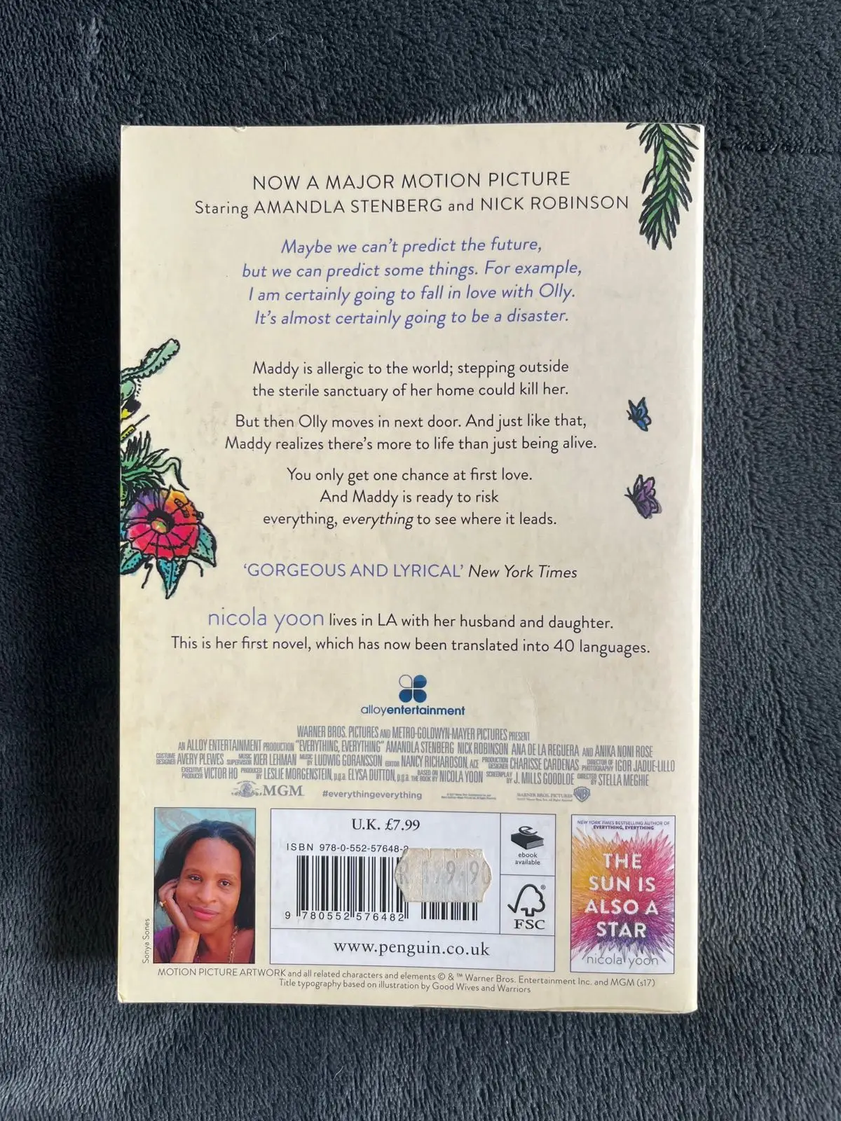 Everything, Everything by Nicola Yoon Paperback