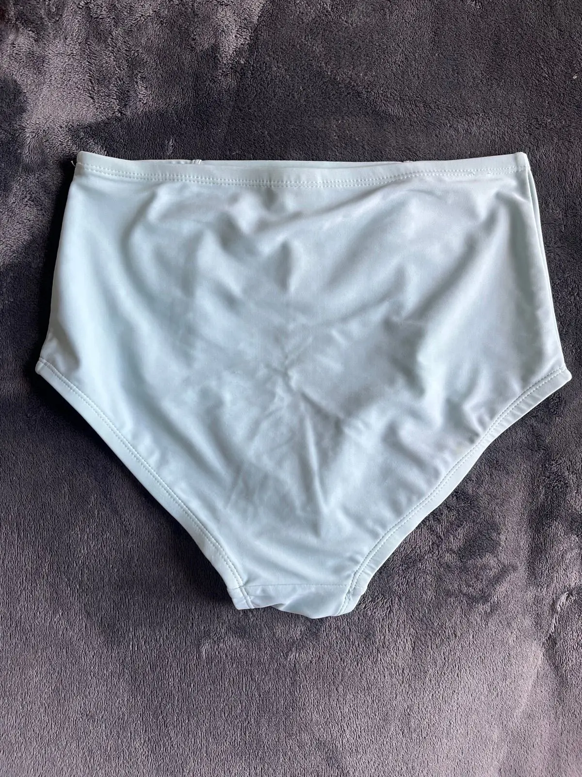 White Briefs with Pastel Trim XS