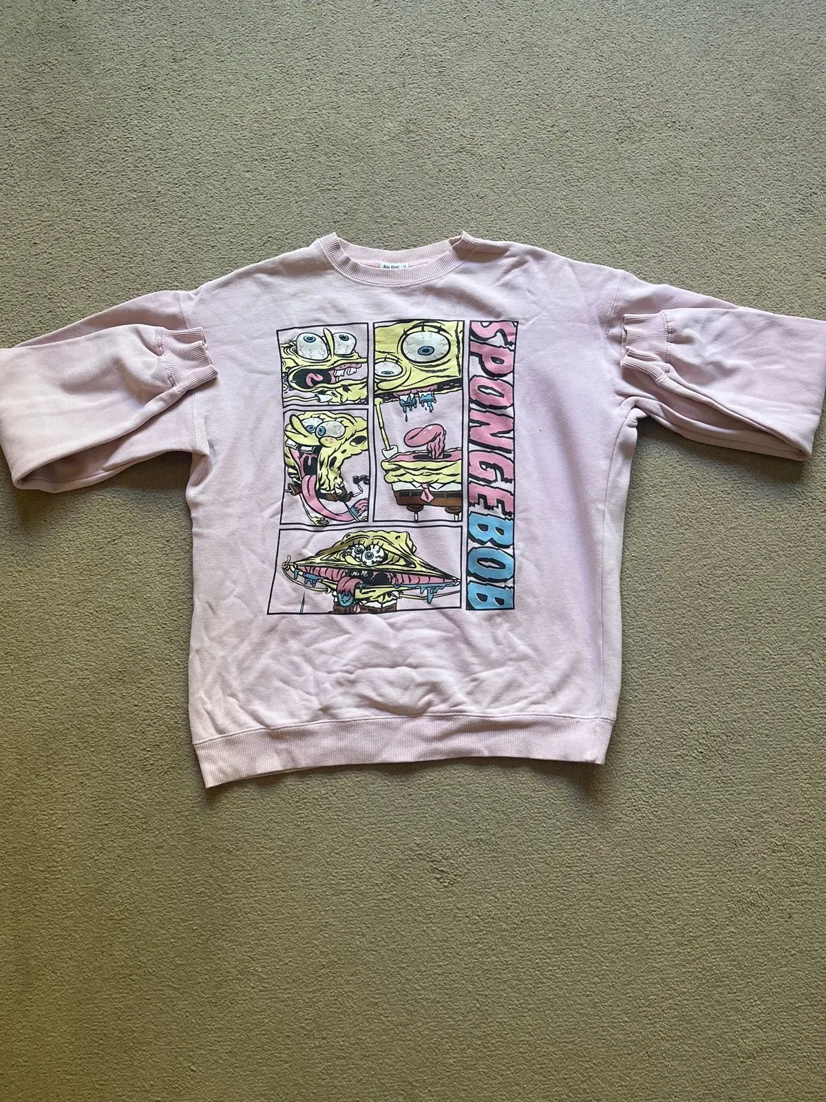 Factorie SpongeBob Pink Sweatshirt