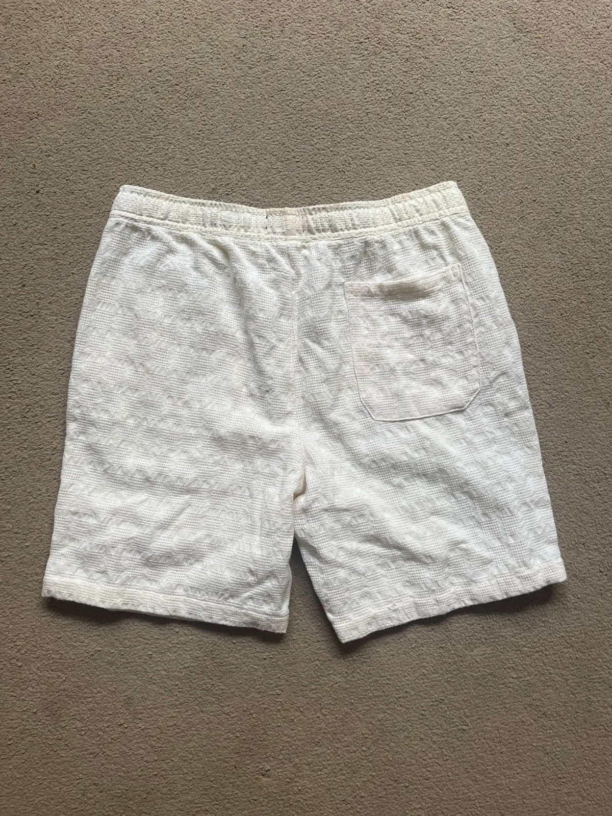Mr Price White Textured Shorts Size S
