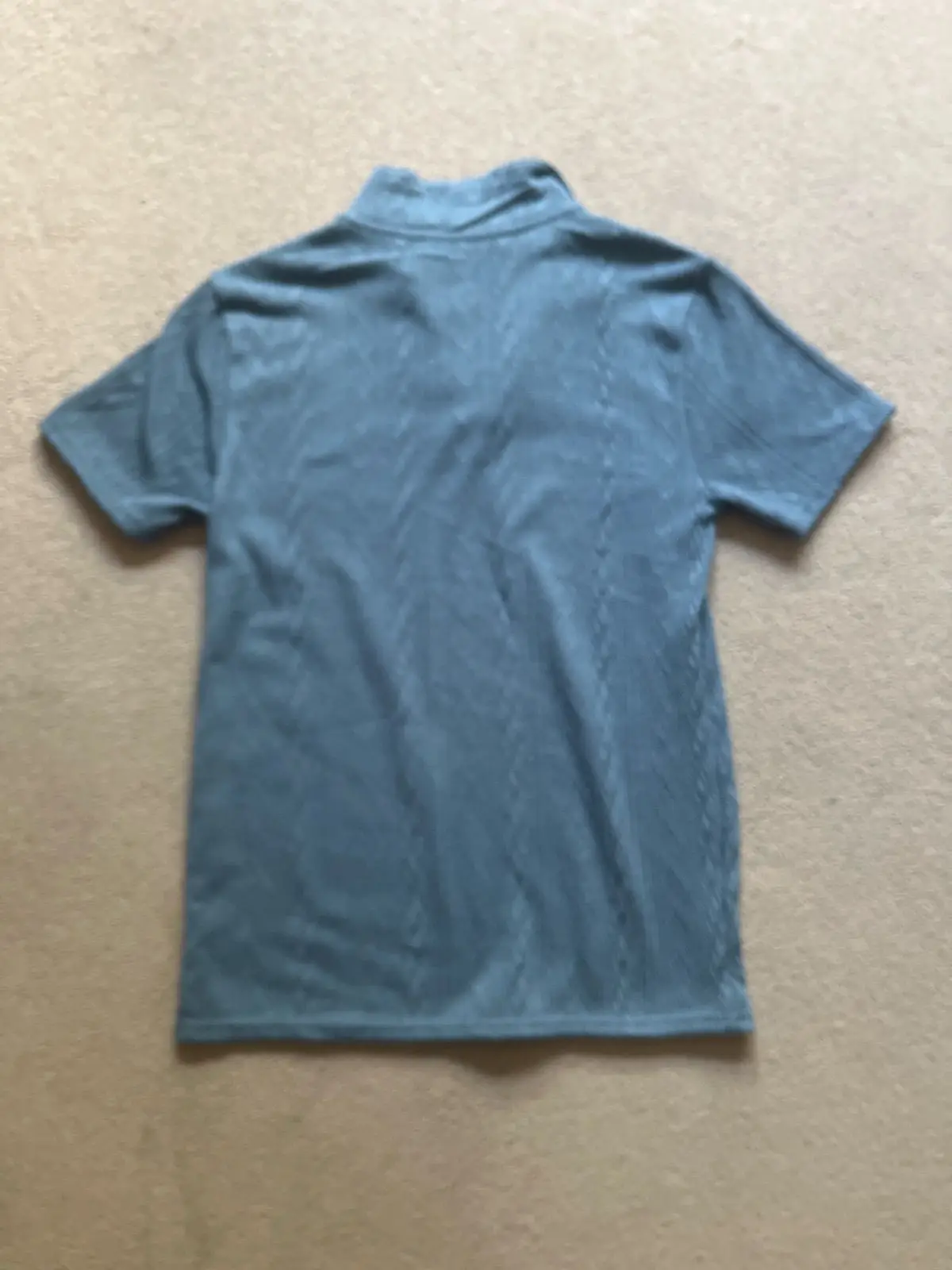 Mr Price Blue Textured Polo Shirt Size S