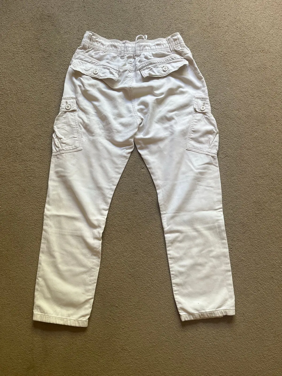 Cotton On White Cargo Pants Size S