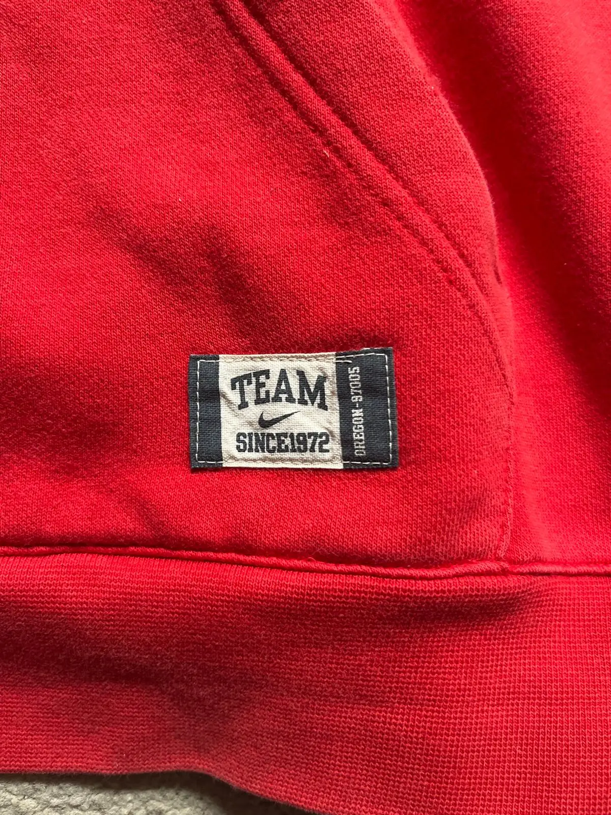 Nike Red Zip-Up Hoodie Size S