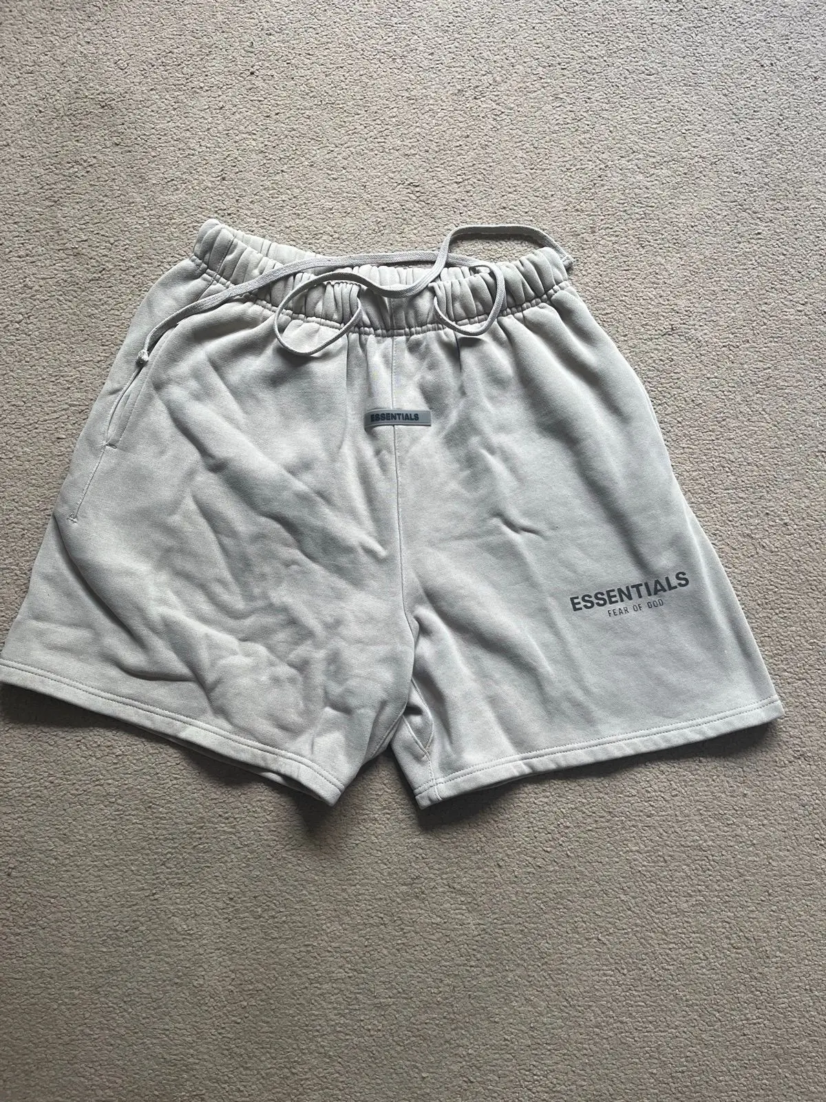 Fear of God Essentials Grey Shorts Size S