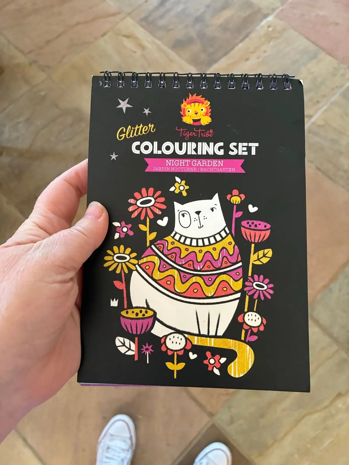 Tiger Tribe Glitter Colouring Set - Night Garden