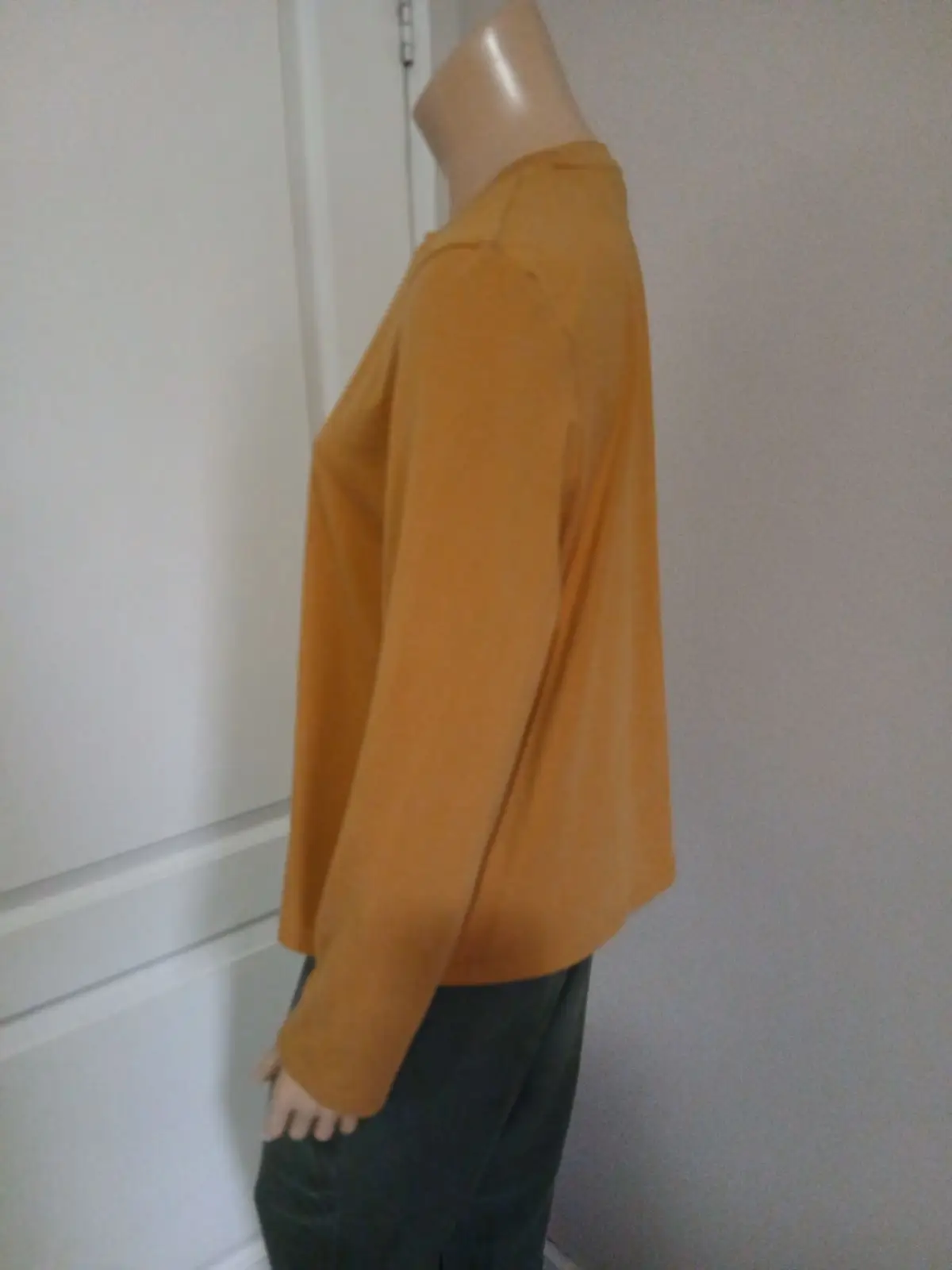 Mustard Long-Sleeve Top
