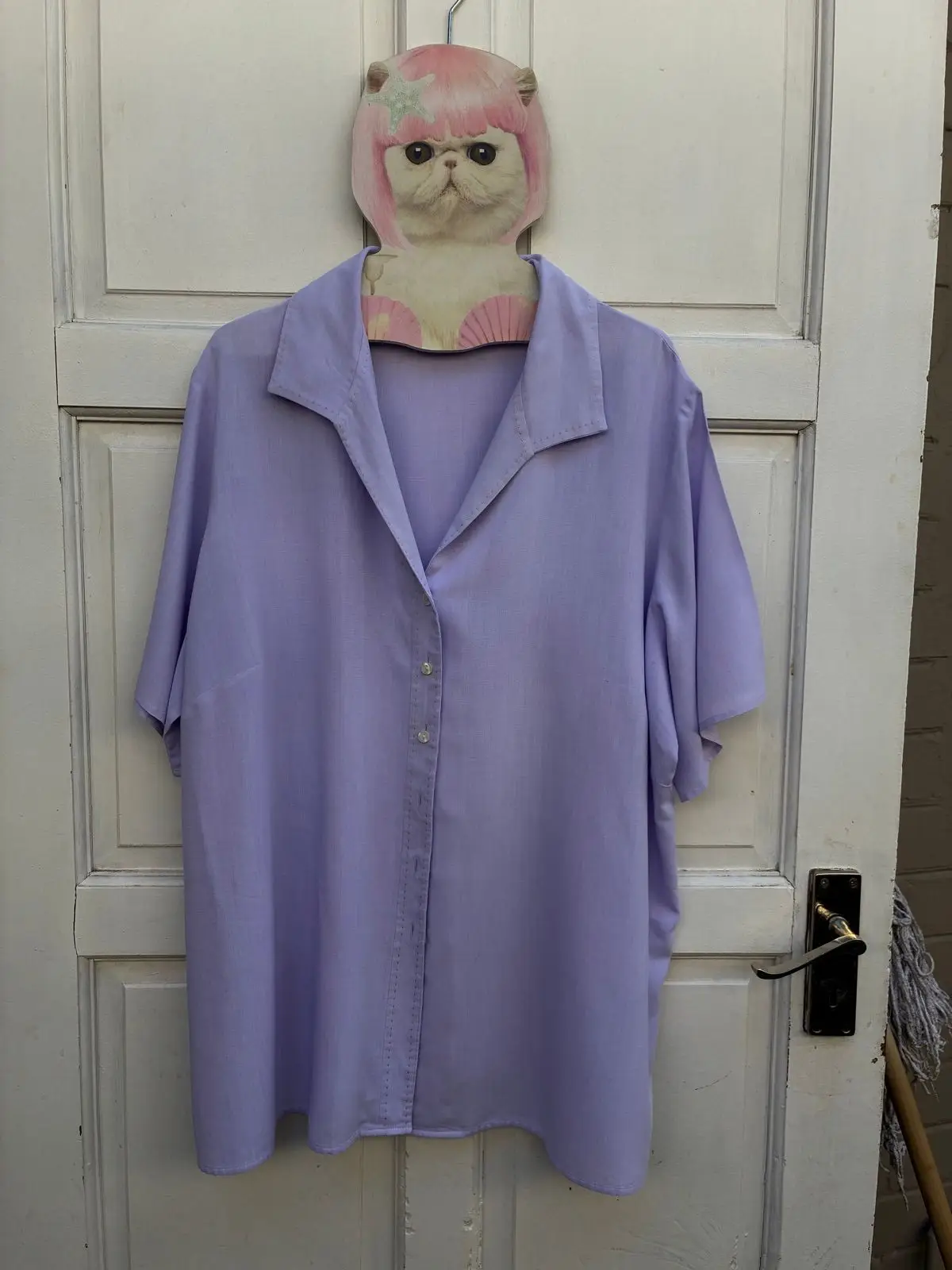 Marks & Spencer Lilac Button-Up Shirt
