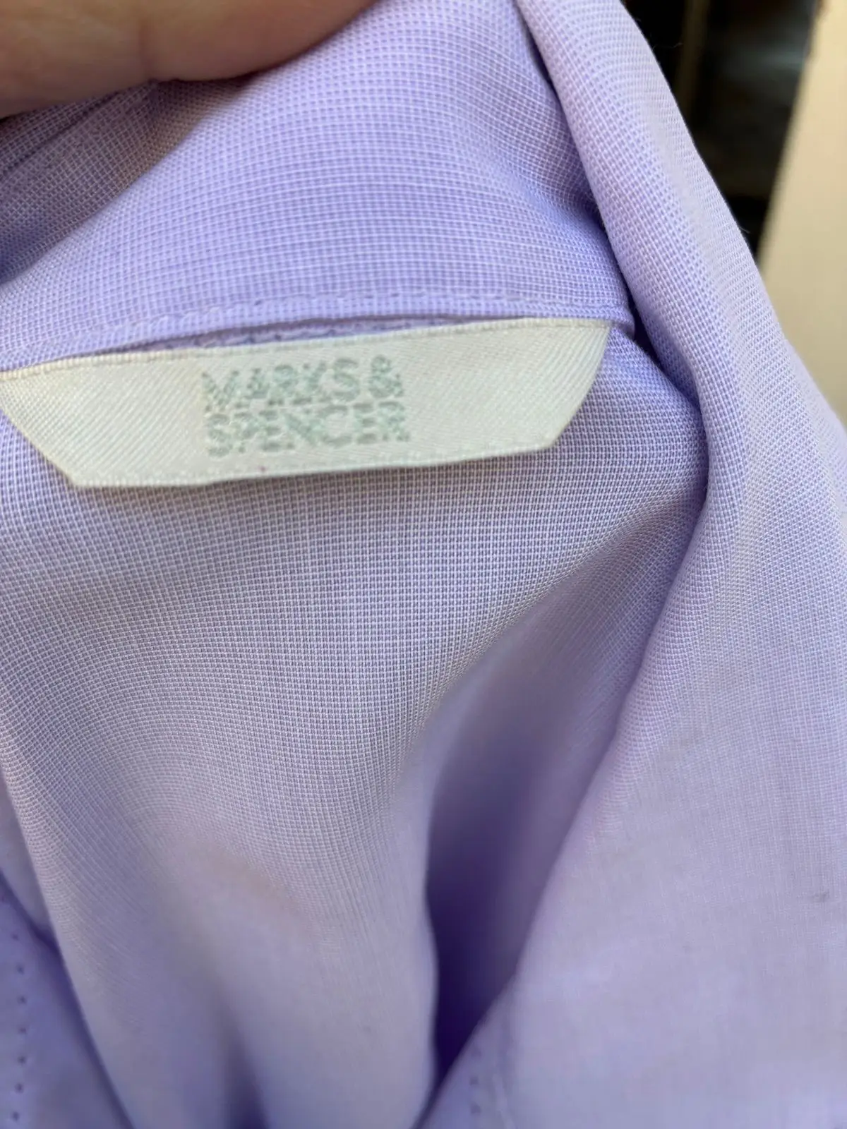 Marks & Spencer Lilac Button-Up Shirt
