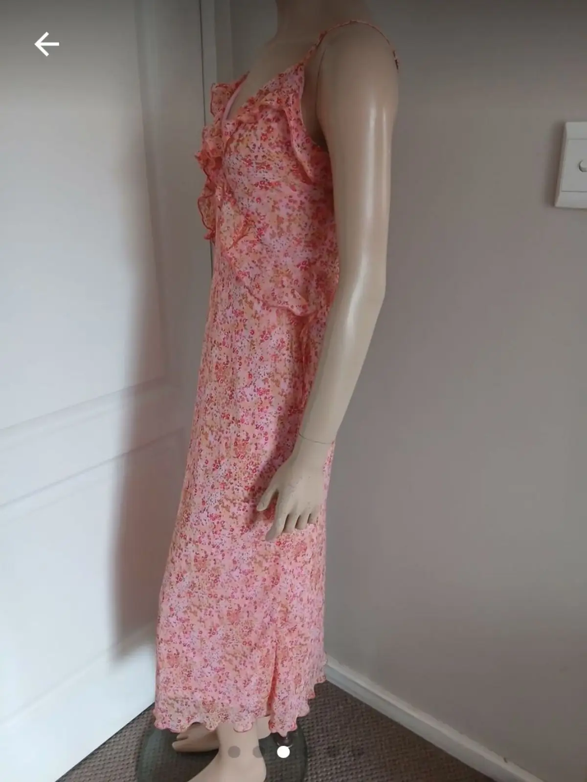 Floral Pink Maxi Dress