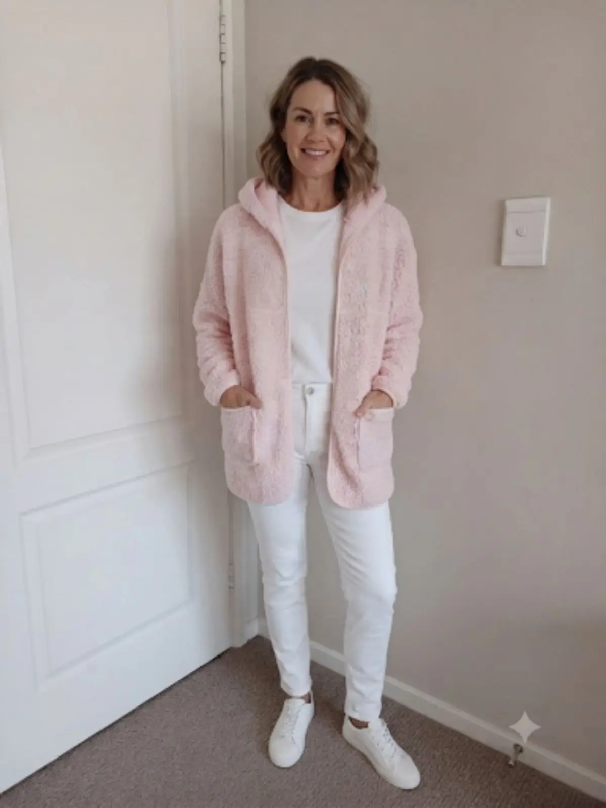 Cotton On Pink Fluffy Hoodie