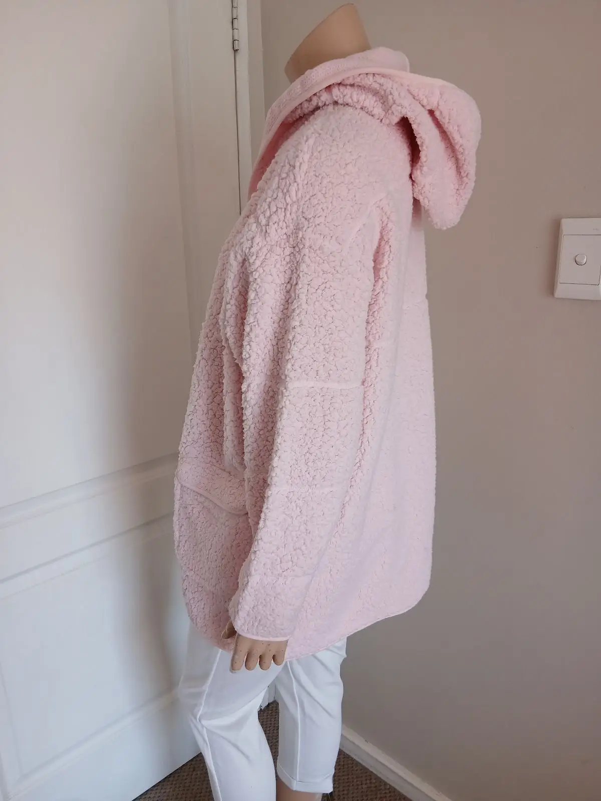 Cotton On Pink Fluffy Hoodie