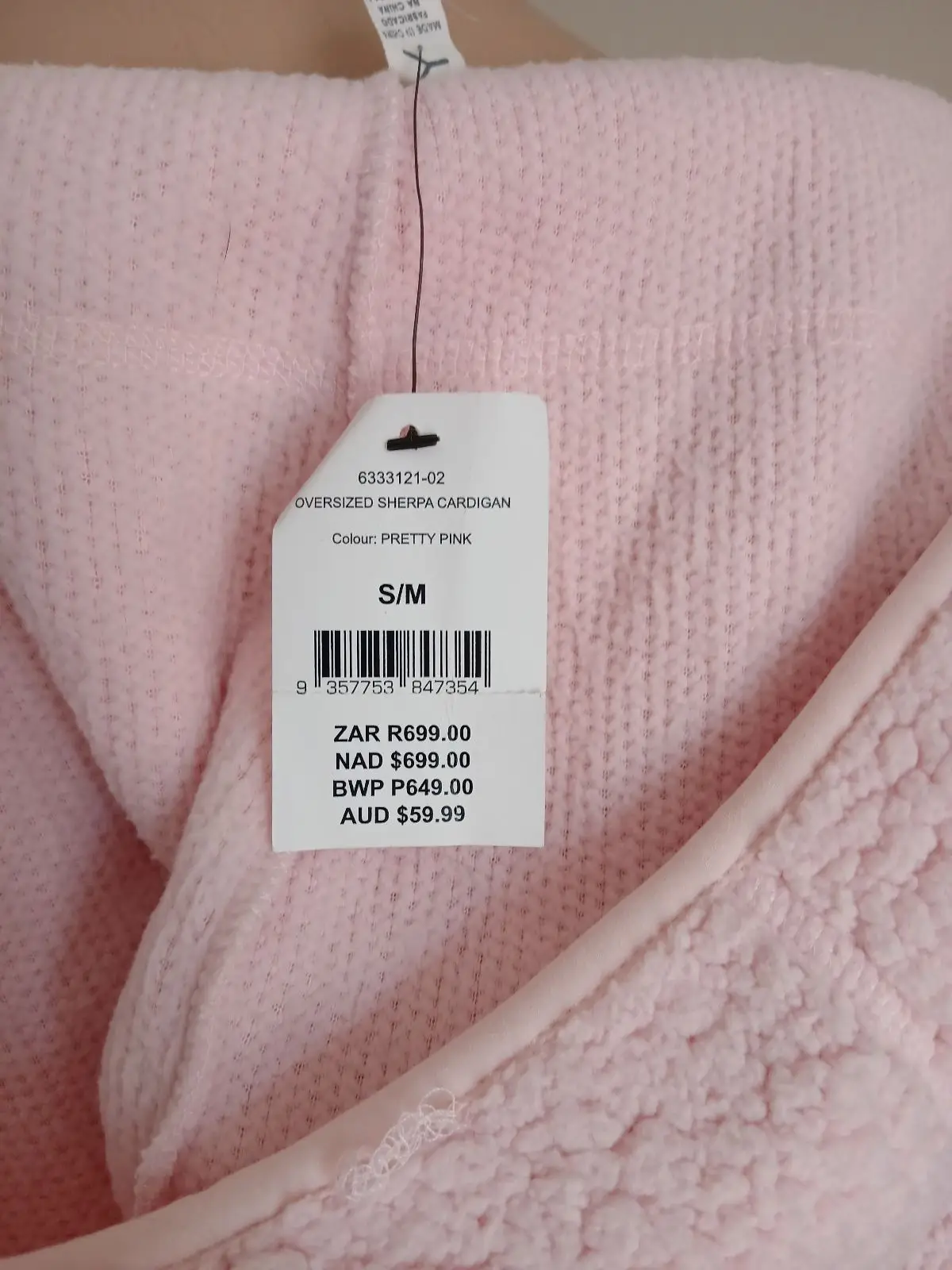 Cotton On Pink Fluffy Hoodie
