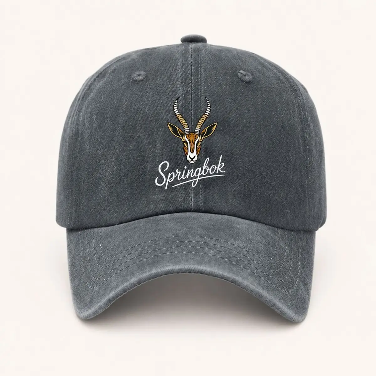 Grey Springbok Cap