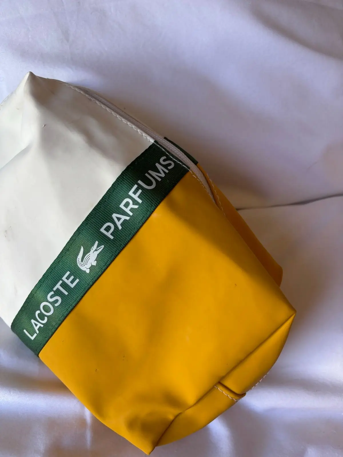 Lacoste Yellow Cosmetic Bag