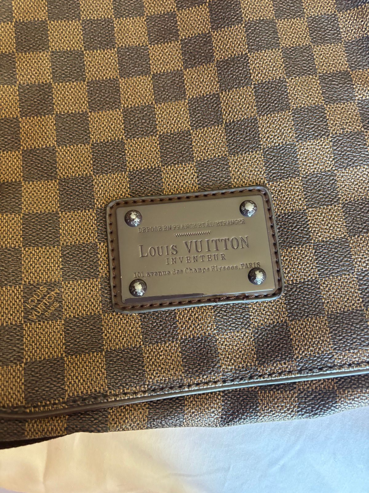 Louis Vuitton Brown Messenger Bag