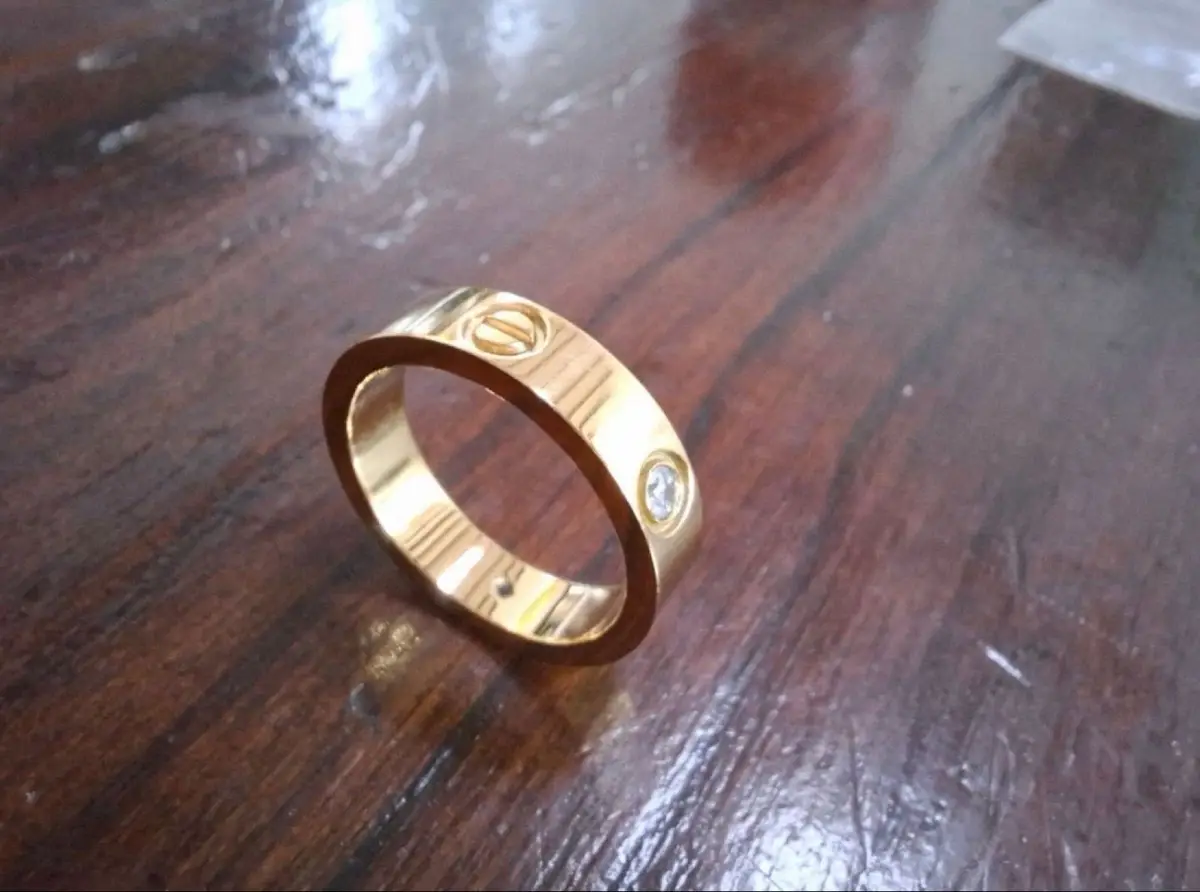 Gold Ring with Stone