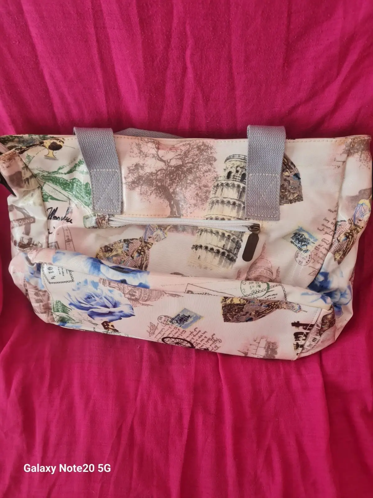 Travel-Themed Tote Bag