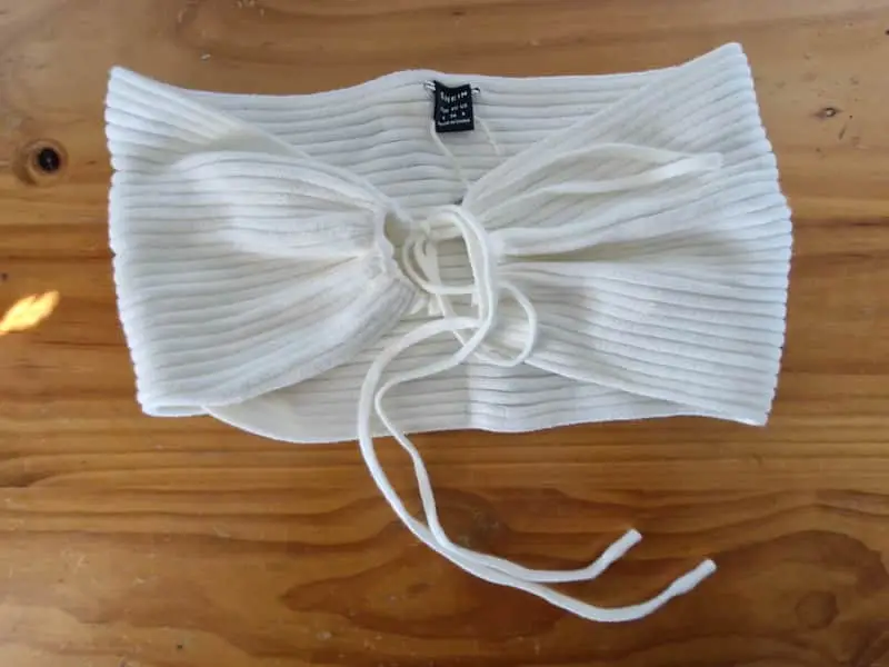 Shein White boob tube