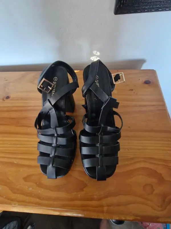 Black high heels
