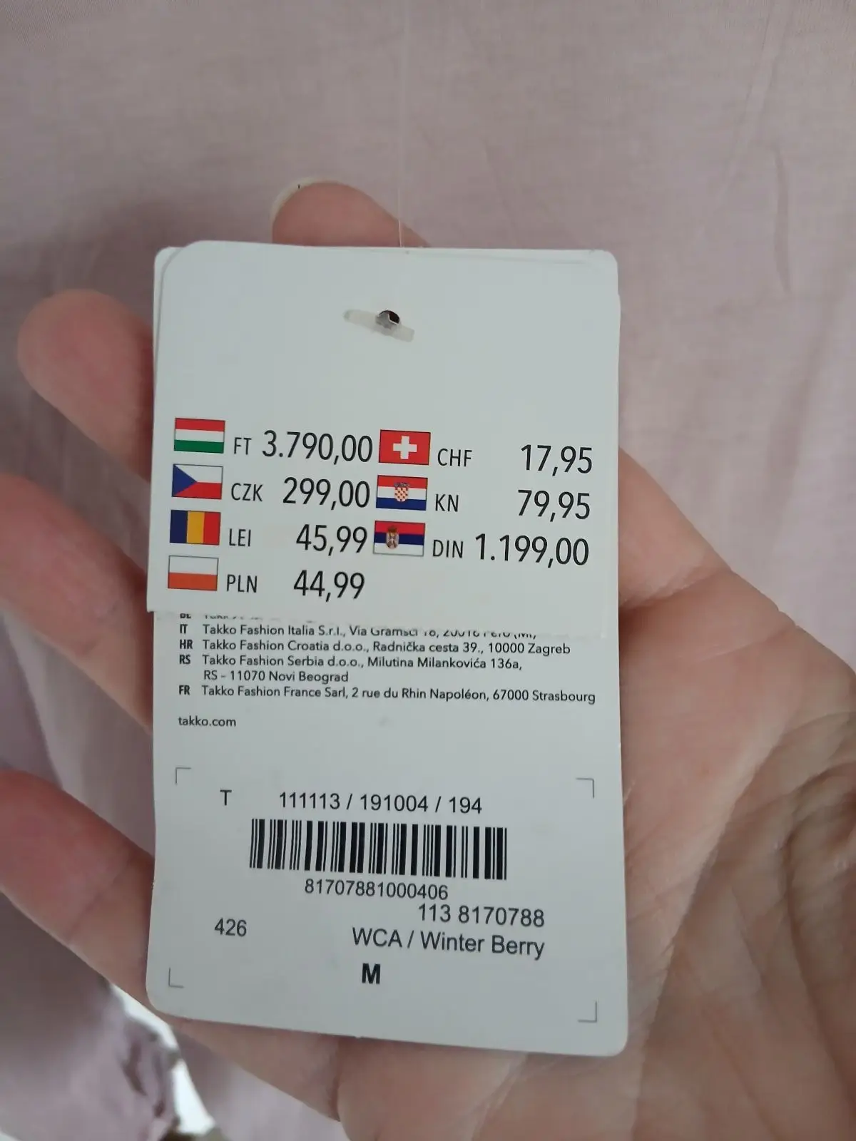 another marketplace Pink Long-Sleeve Top