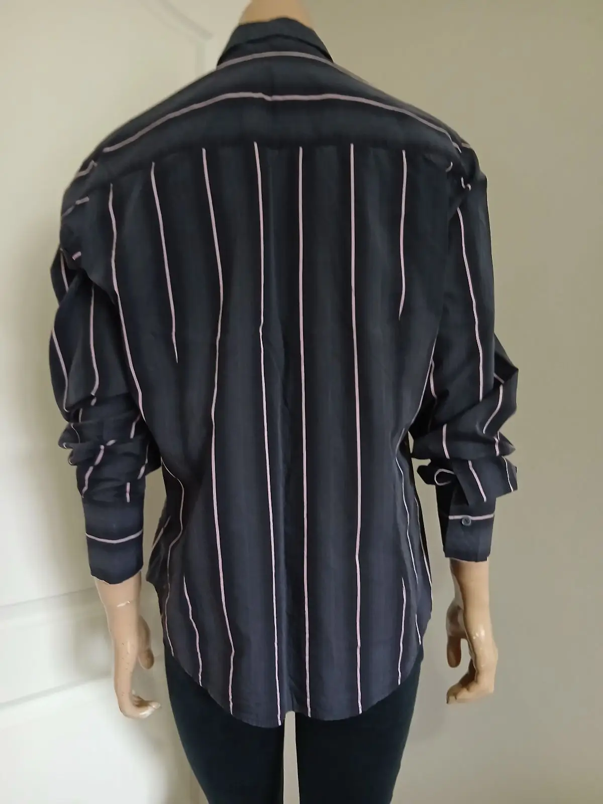 Striped Button-Up Shirt