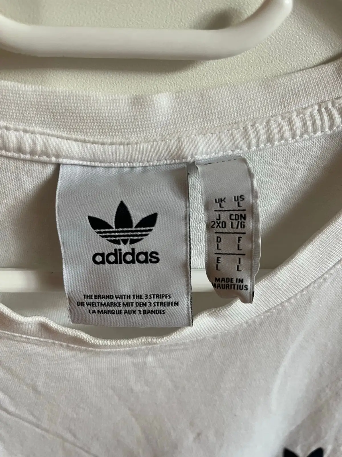 Adidas White T-Shirt