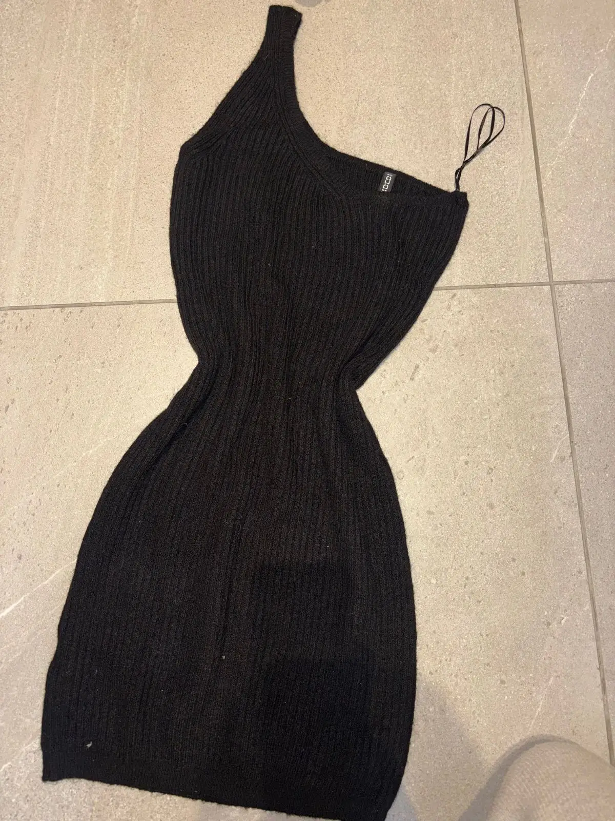 H&M Black Ribbed Dress