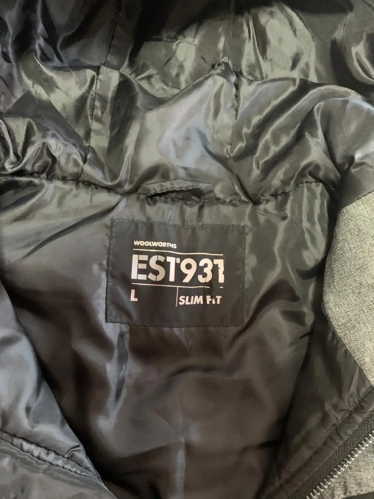 Black Hooded Puffer Vest