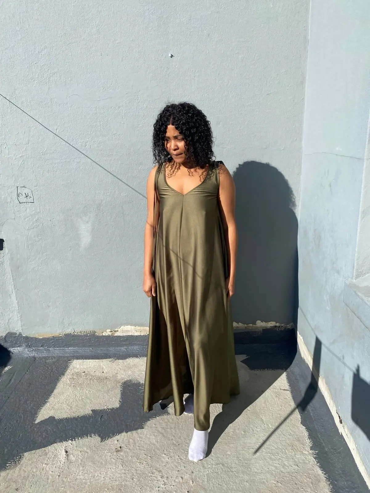 Truworths Olive Green Sleeveless Dress