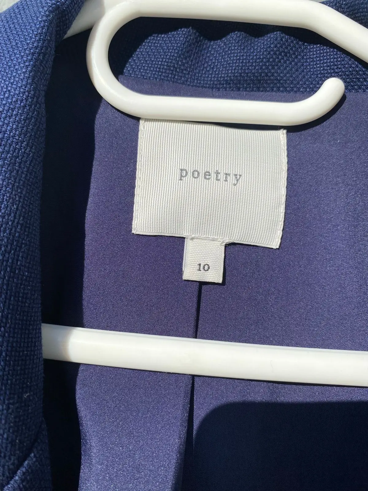 Navy Blazer with Star Detail