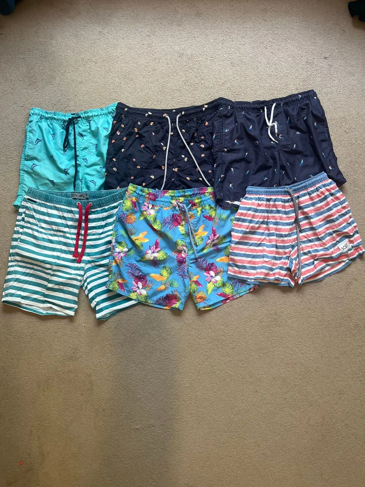 Light Blue Swim Shorts