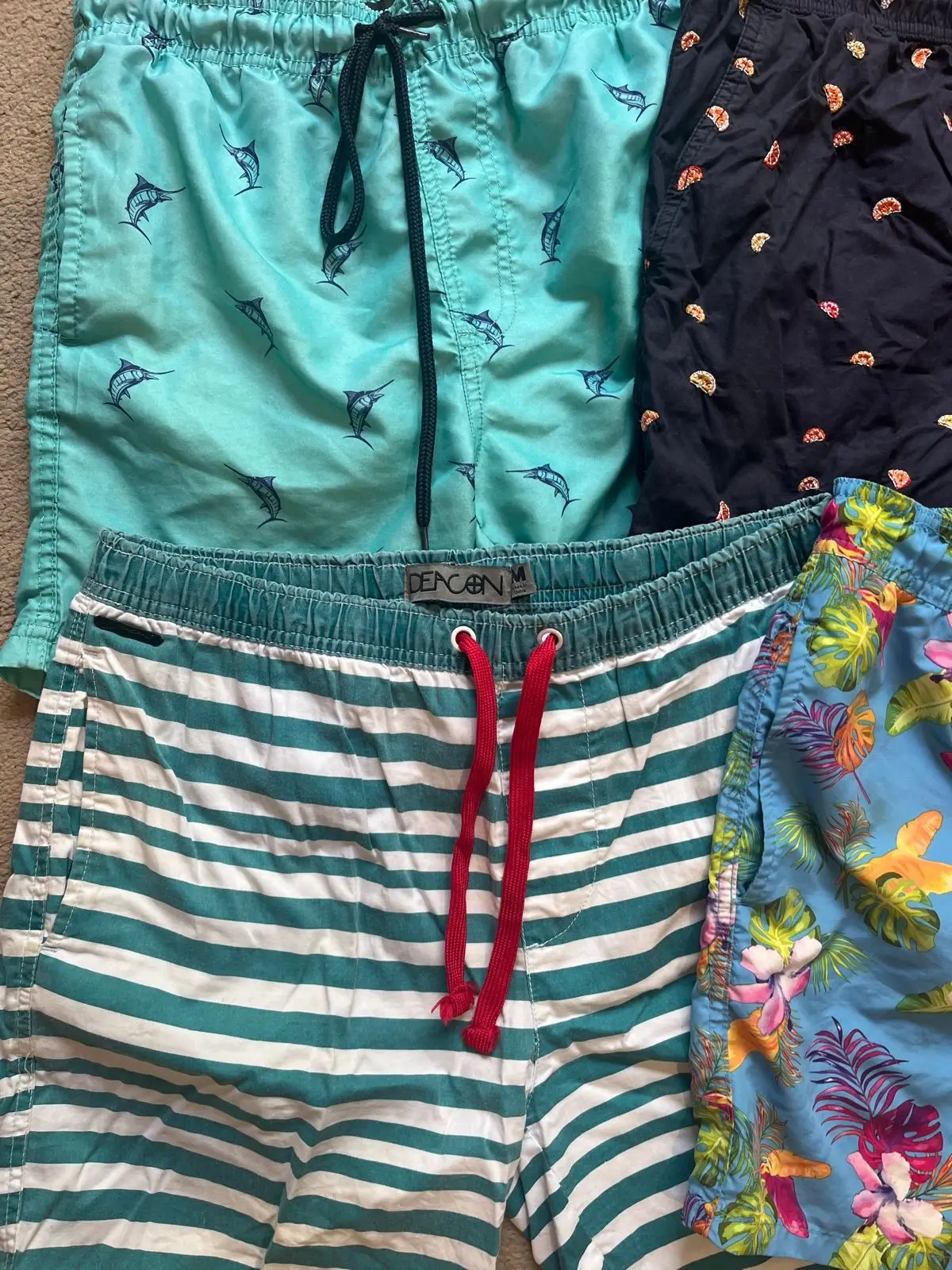Light Blue Swim Shorts