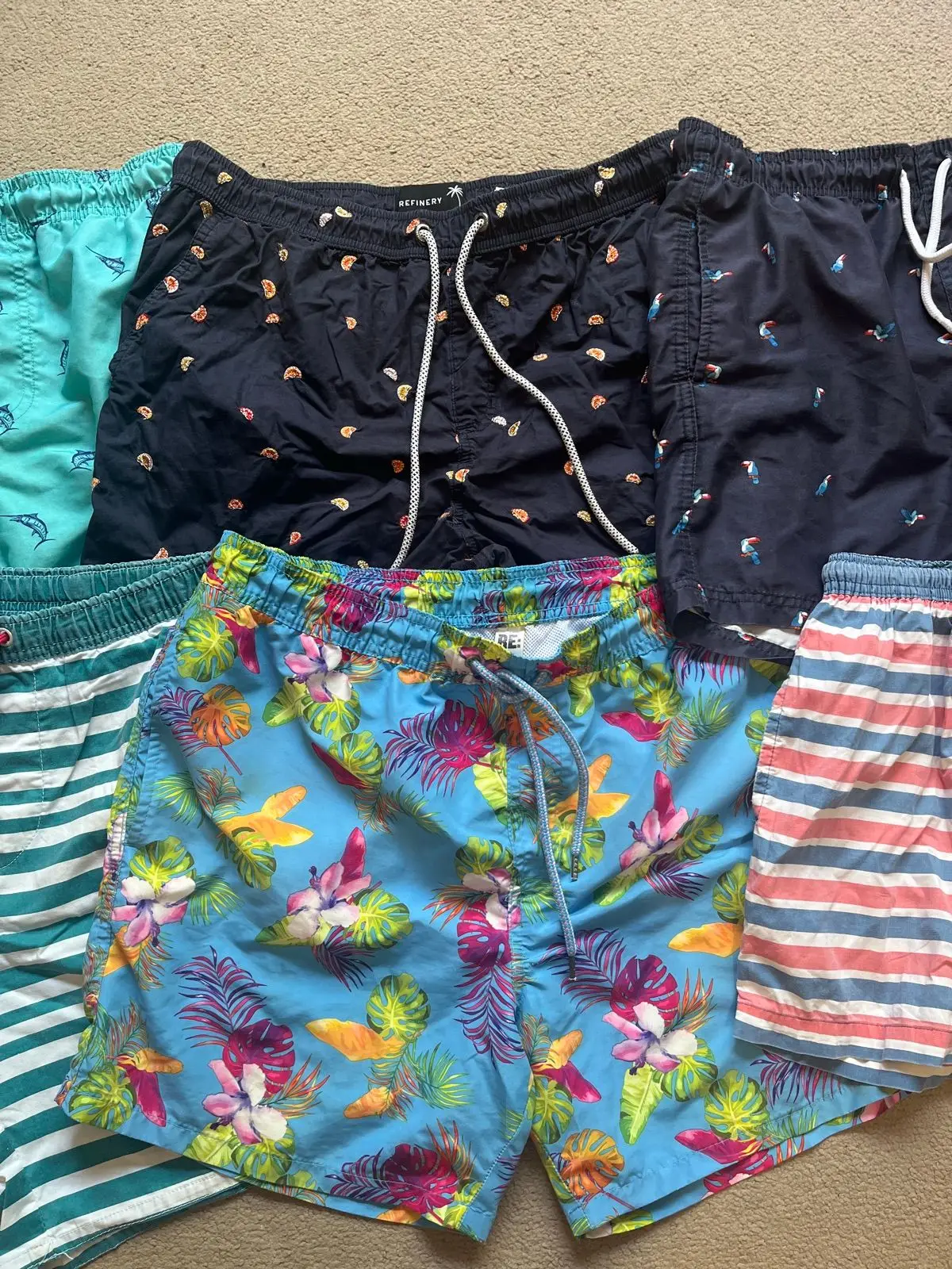 Light Blue Swim Shorts
