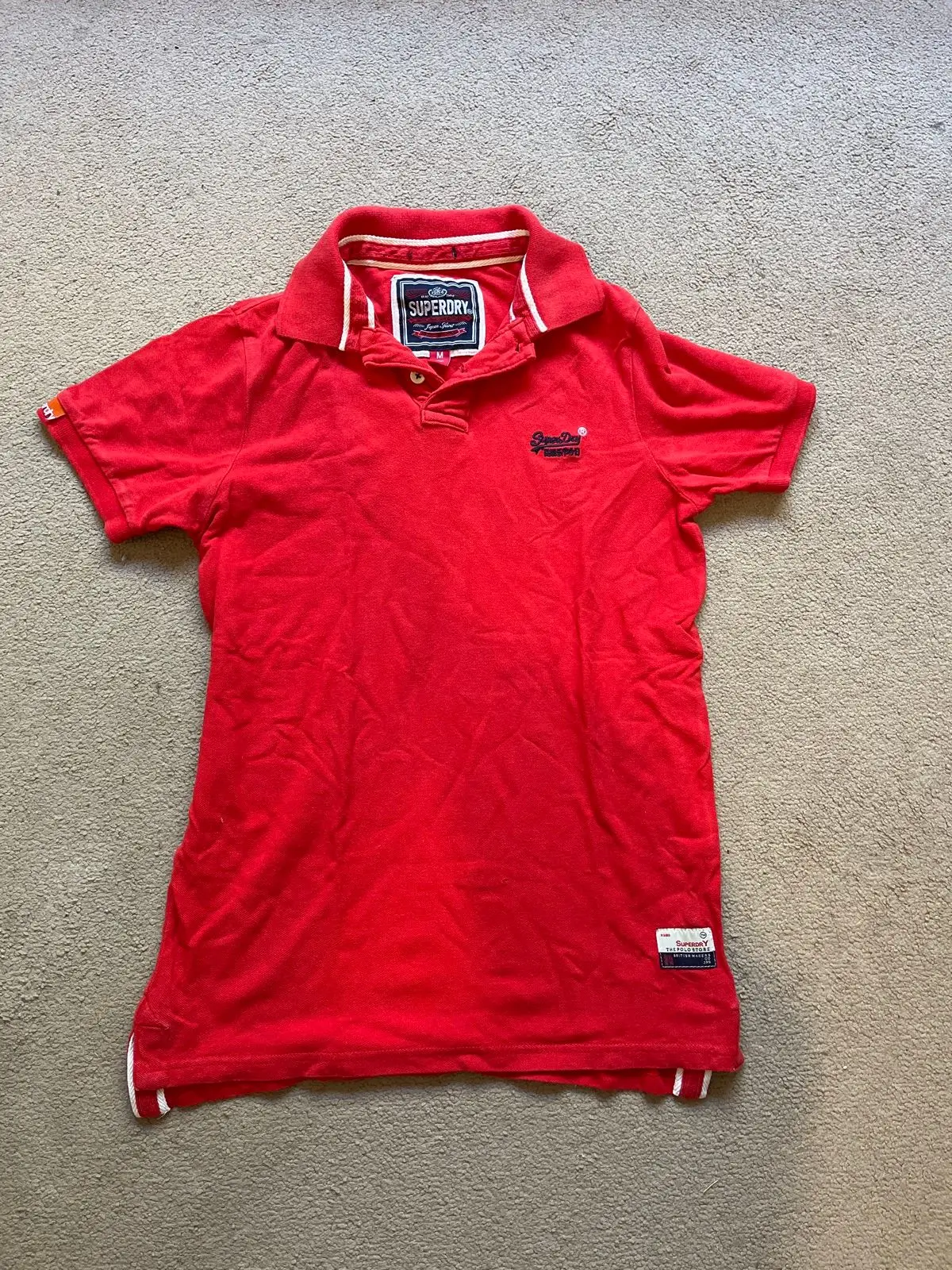 Superdry Red Polo Shirt