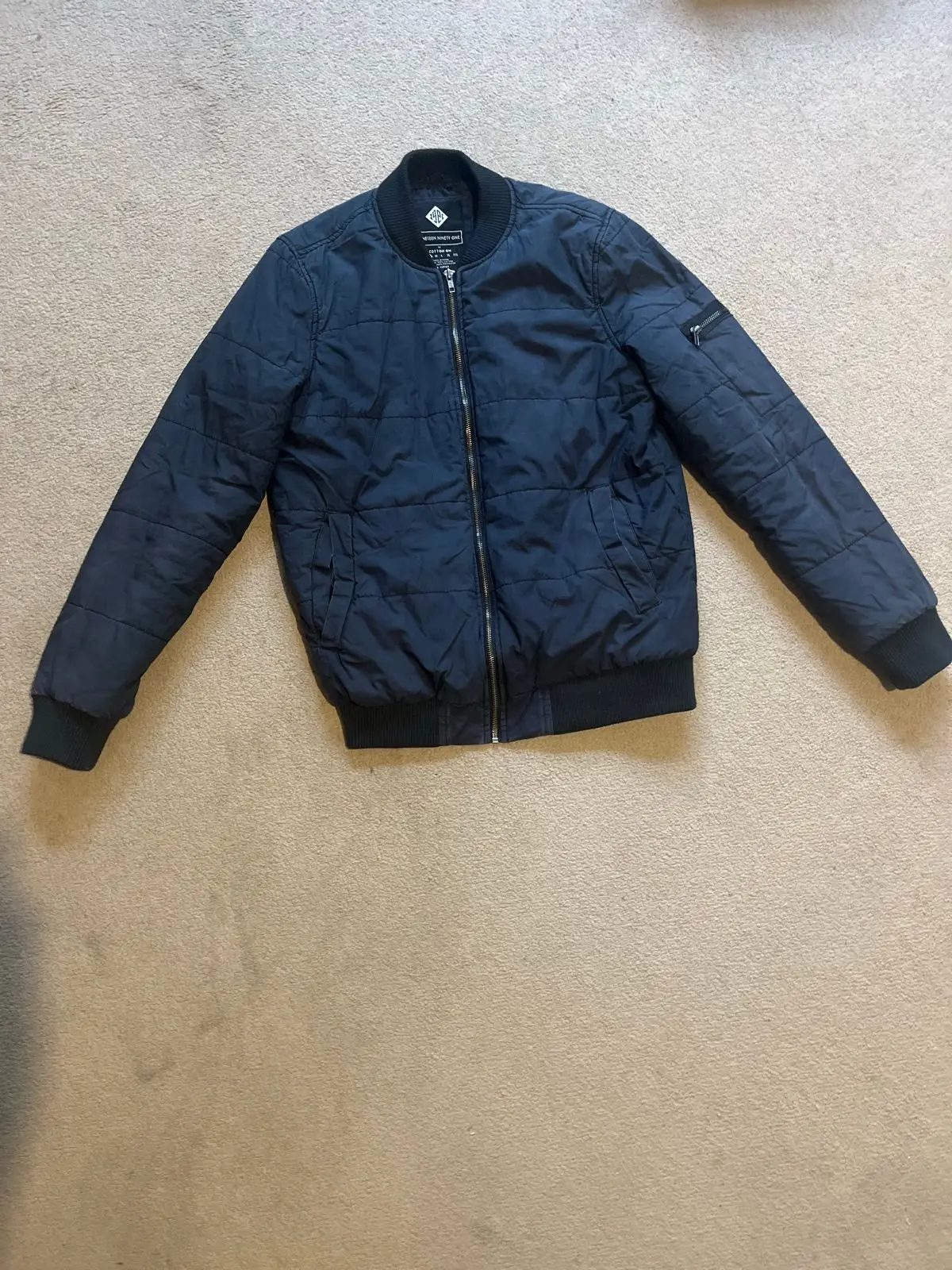 Cotton On Navy Bomber Jacket
