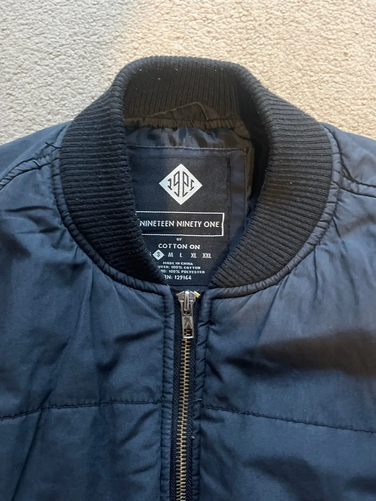 Cotton On Navy Bomber Jacket