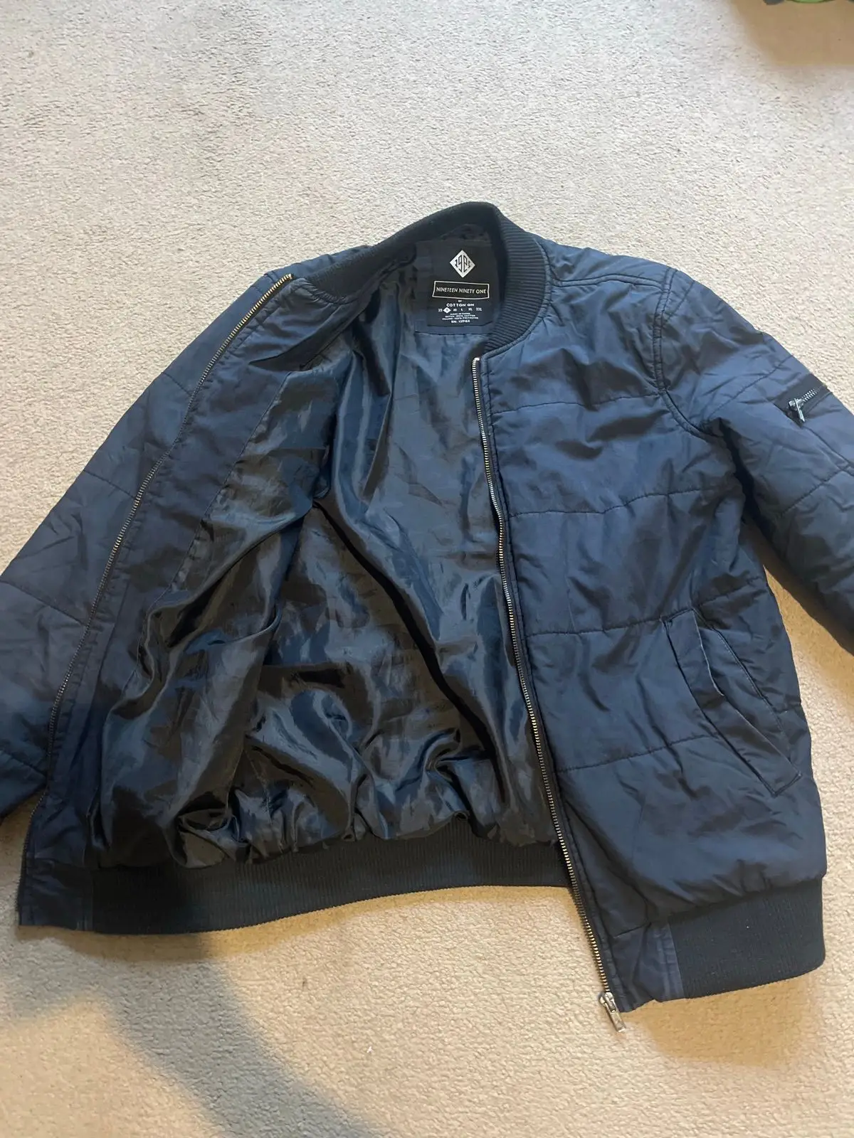 Cotton On Navy Bomber Jacket
