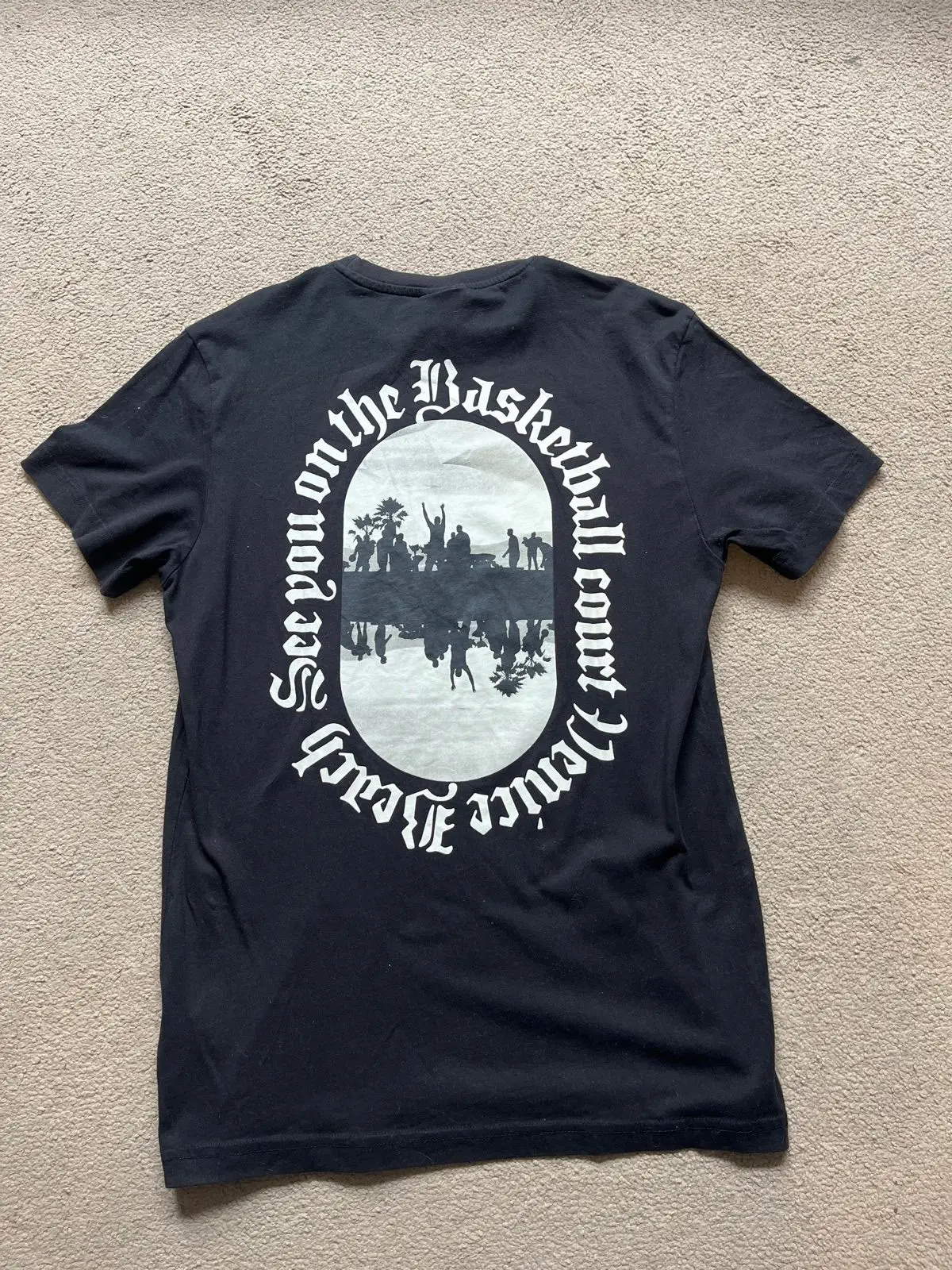 H&M Black Graphic T-Shirt