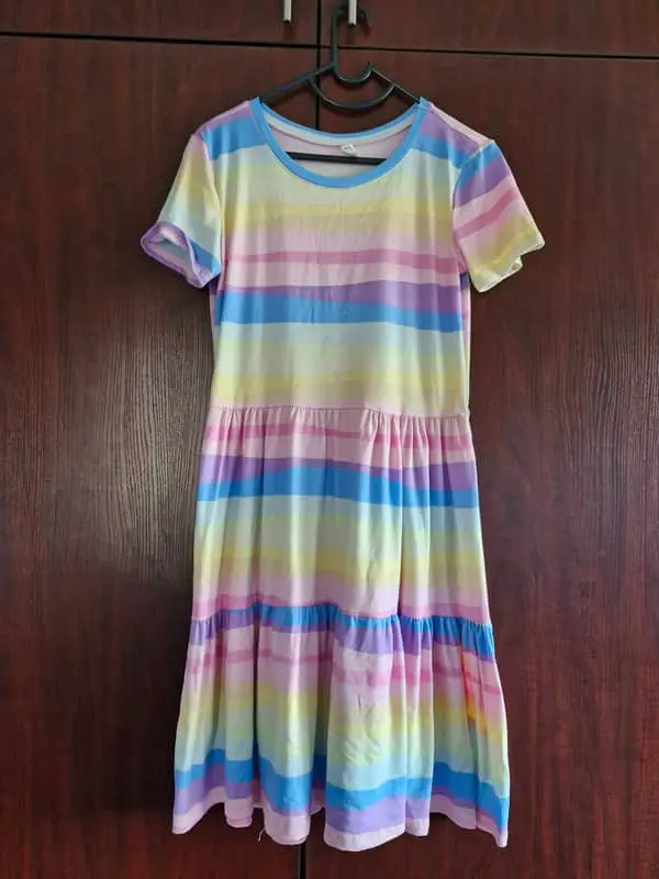 & Other Stories Rainbow summer dress