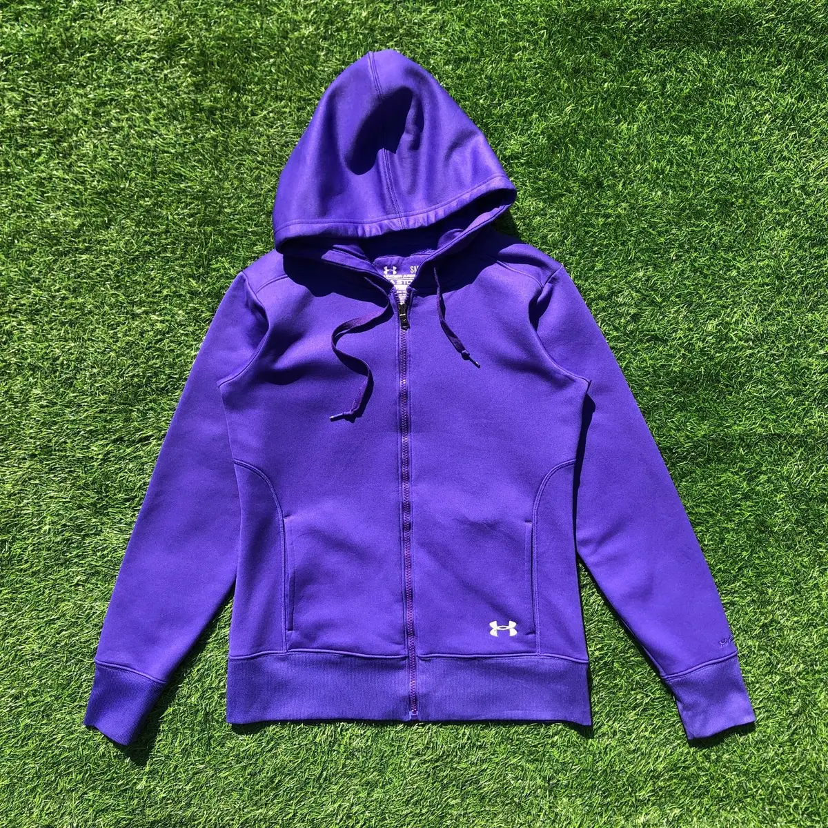 Under Armour Purple Zip-Up Hoodie