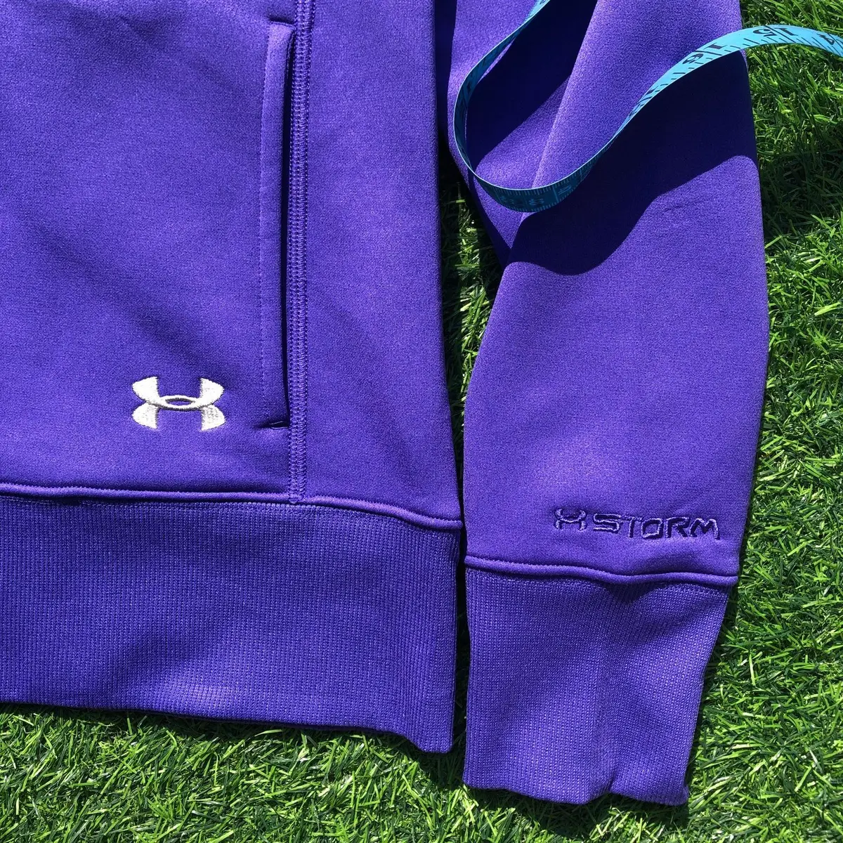 Under Armour Purple Zip-Up Hoodie
