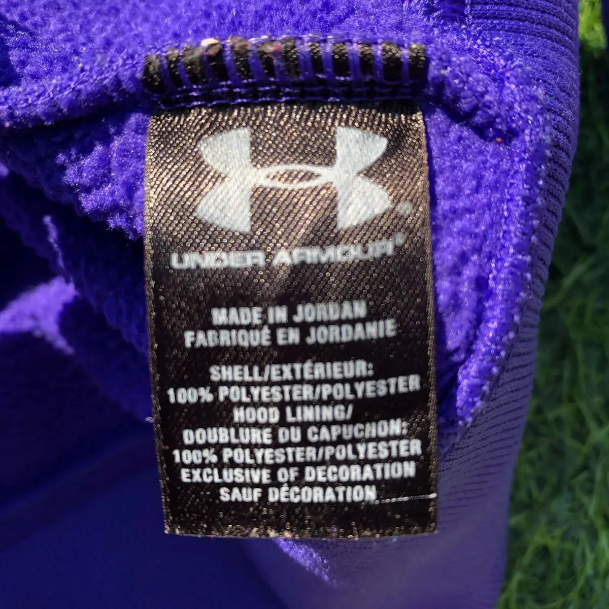 Under Armour Purple Zip-Up Hoodie