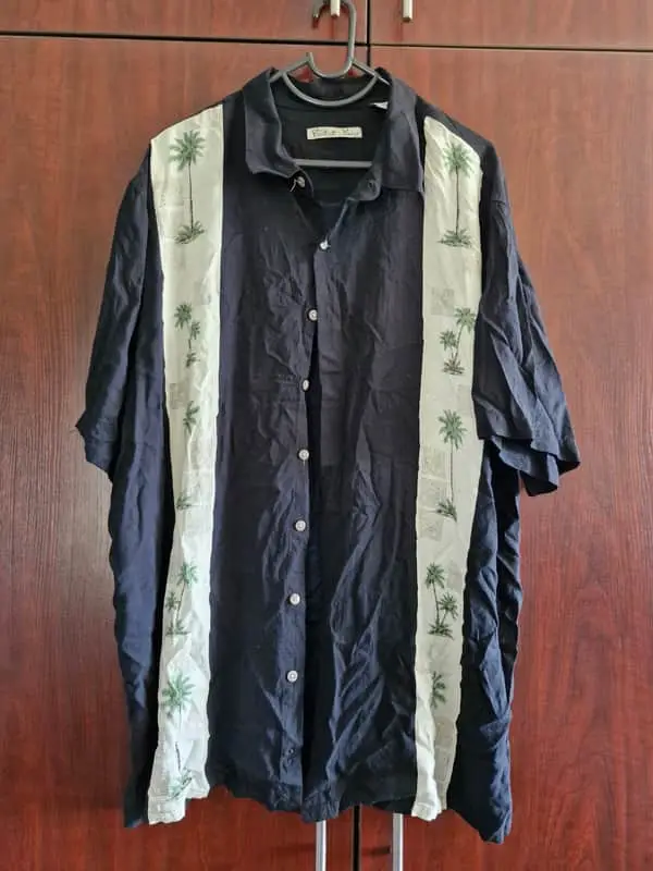 Batck Bay Men's black button up shirt