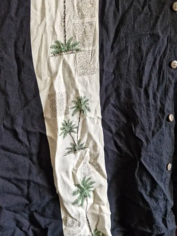Men's black button up shirt