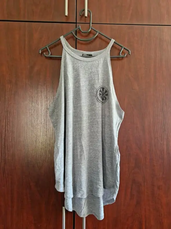 & Other Stories Grey long tank top
