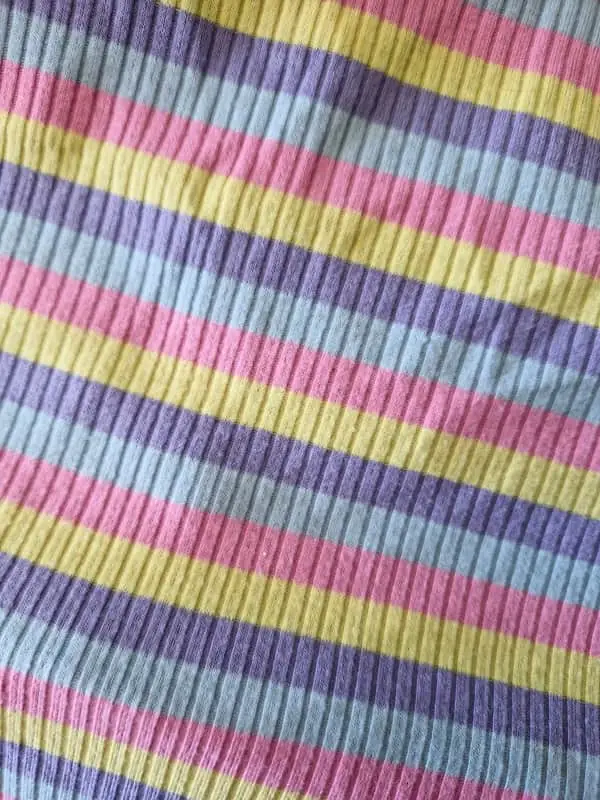 Rainbow crop top