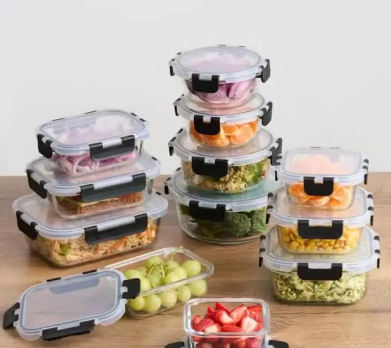 Storinity 12 Piece Glass Food container set