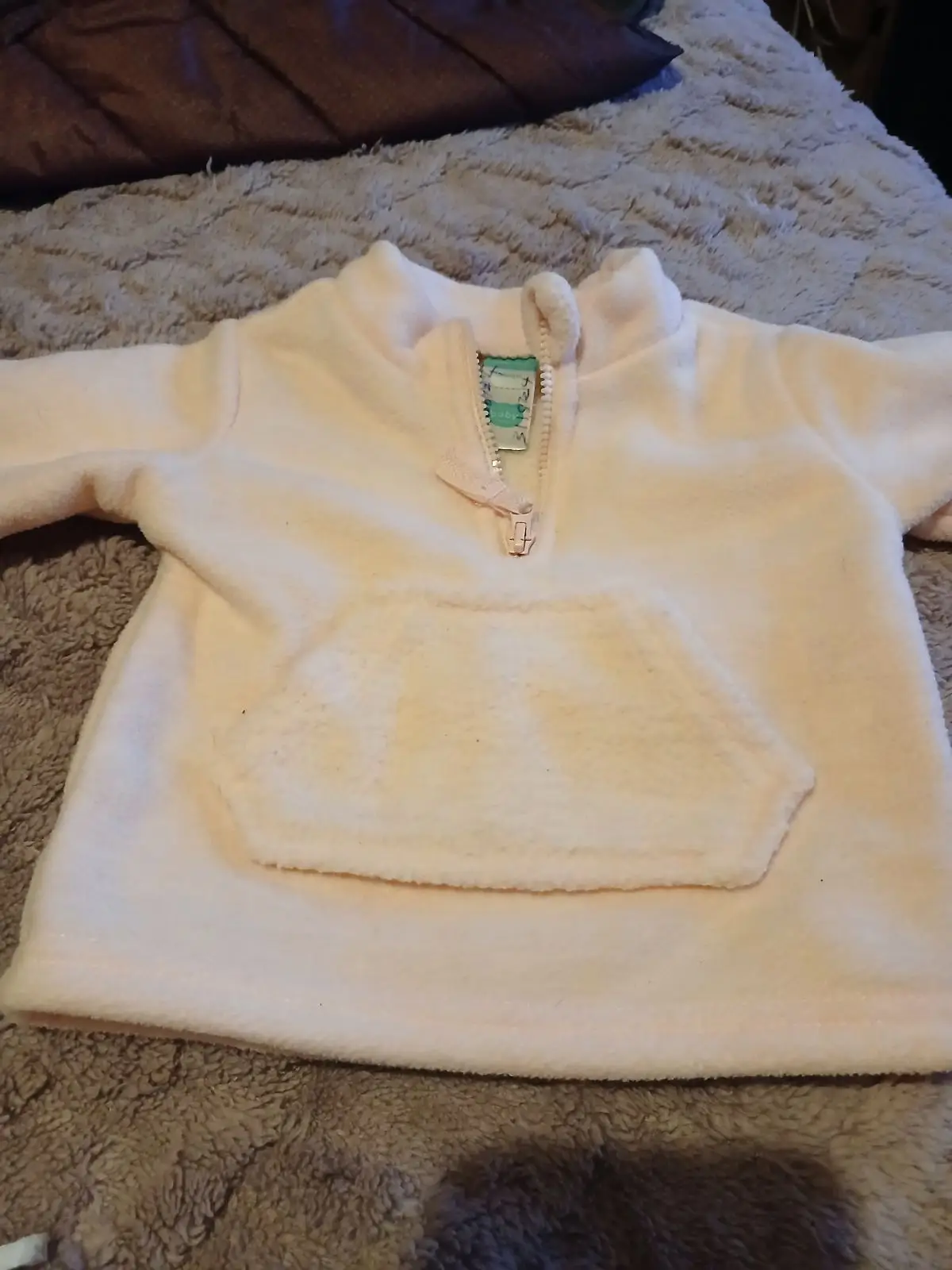 Ackermans Cream Fleece Pullover Newborn